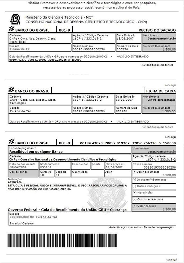 Módulo Prestação de Contas